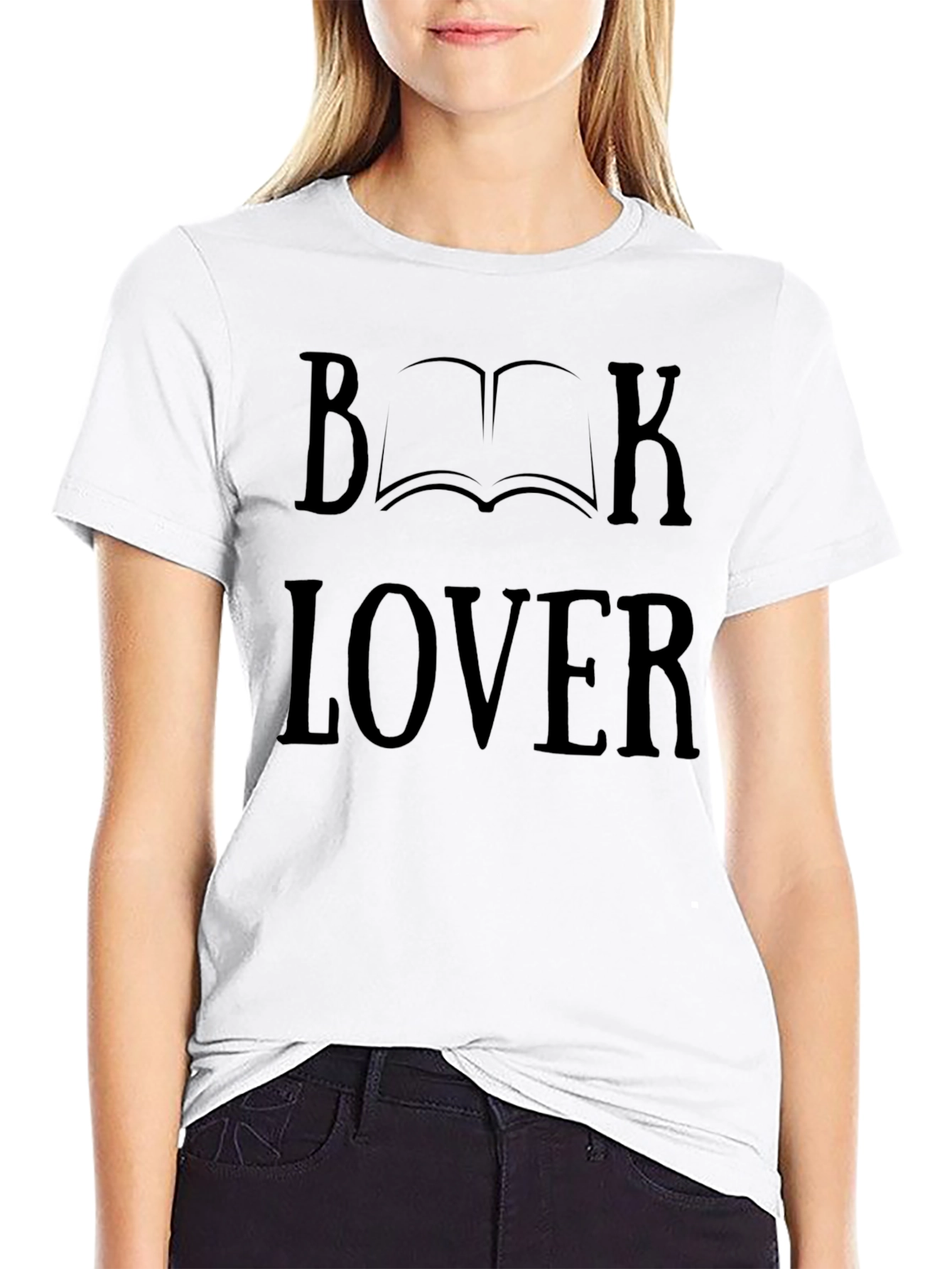 Book Lover T-Shirt - Black Graphic Tee