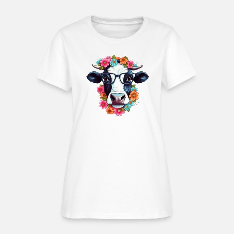 Flower Crowned Cows: Cute and Fashionable Cow Desi