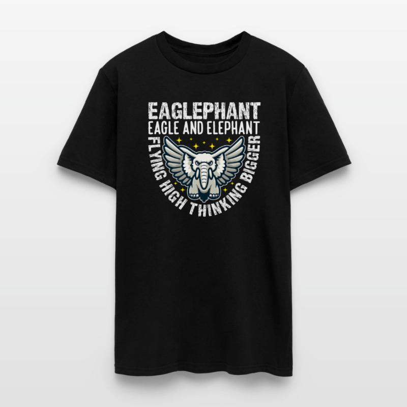 FLYING HIGH THINKING BIGGER - EAGLE AND ELEPHANT
