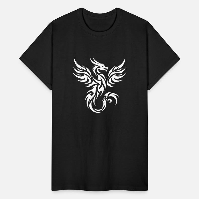 Flying Wild Tribal Tattoo Dragon With Wings