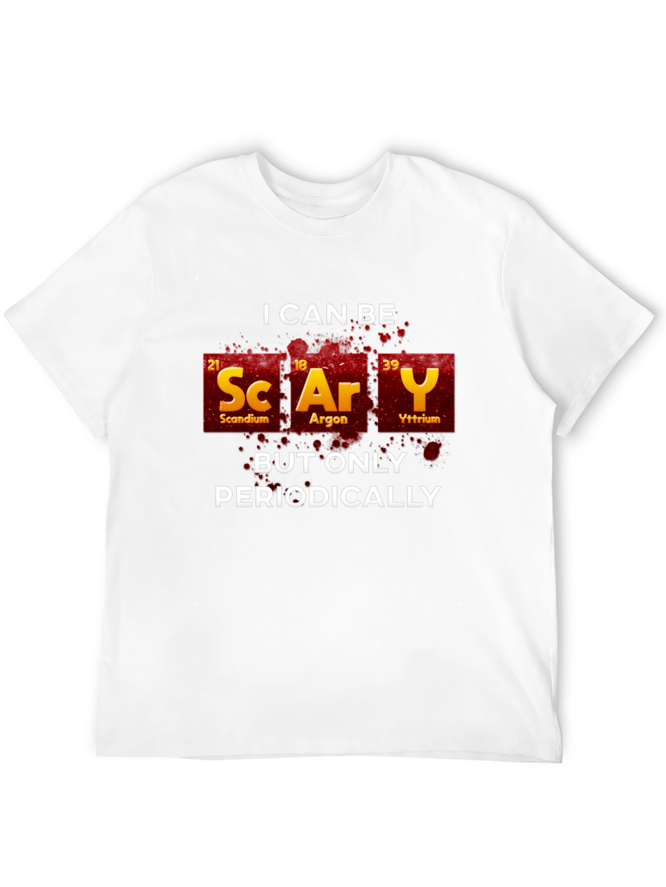 Scary Periodic Table T-Shirt