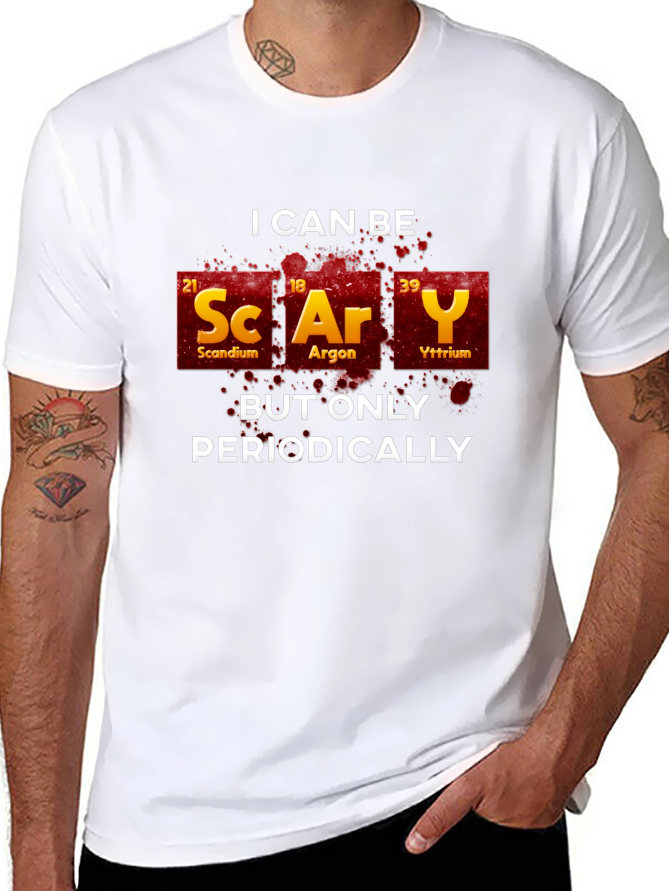 Scary Periodic Table T-Shirt