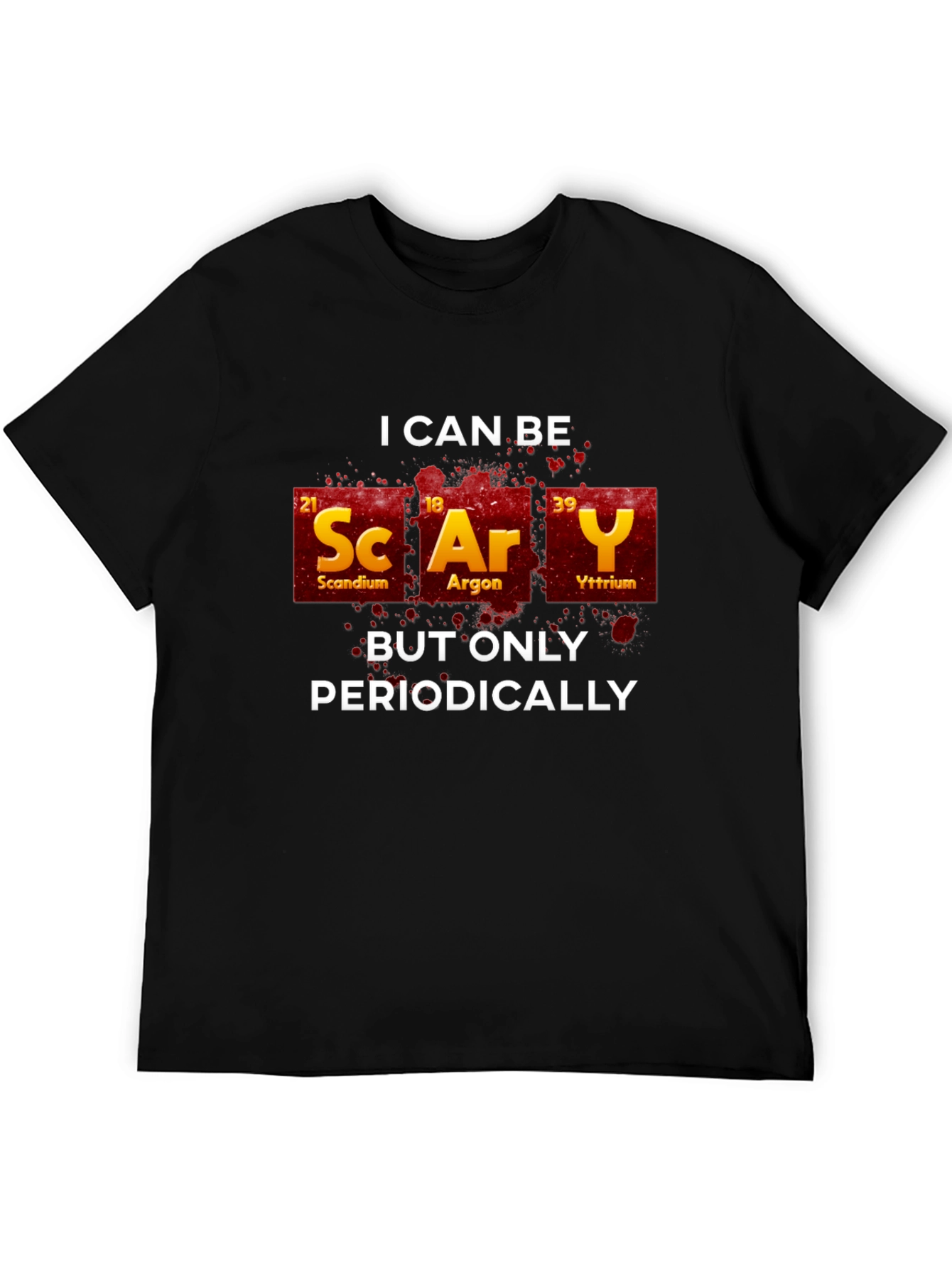 Scary Periodic Table T-Shirt
