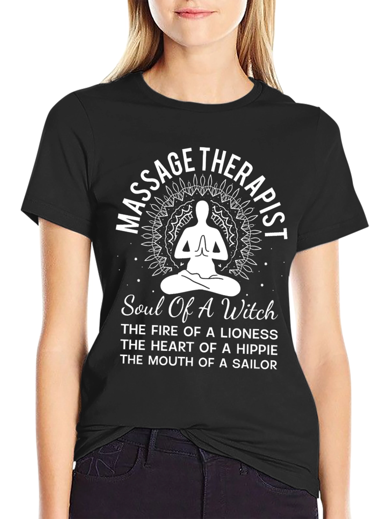 Massage Therapist Witch Soul T-Shirt - Unique Design