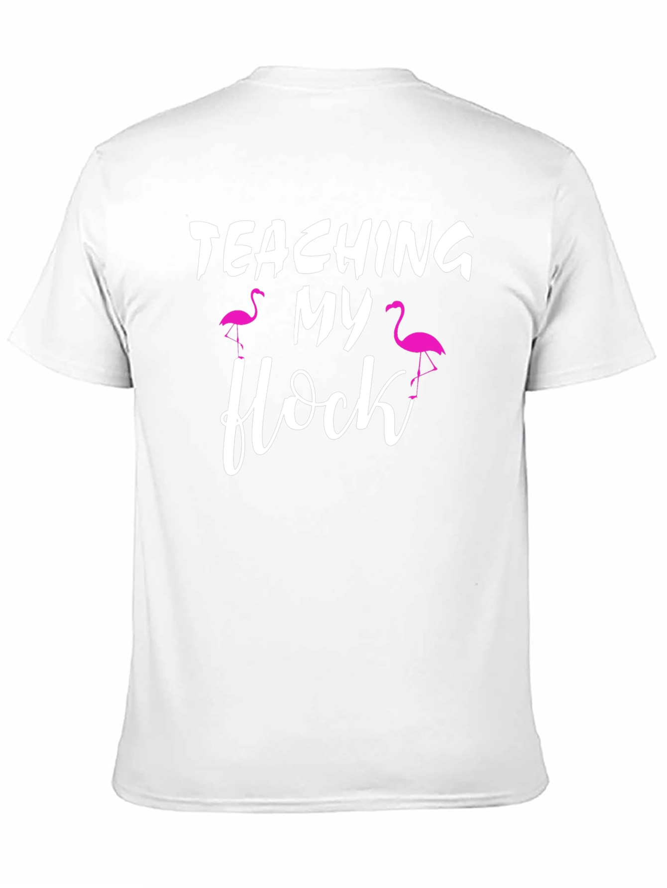 Teaching My Flock T-Shirt Flamingo Teacher Tee