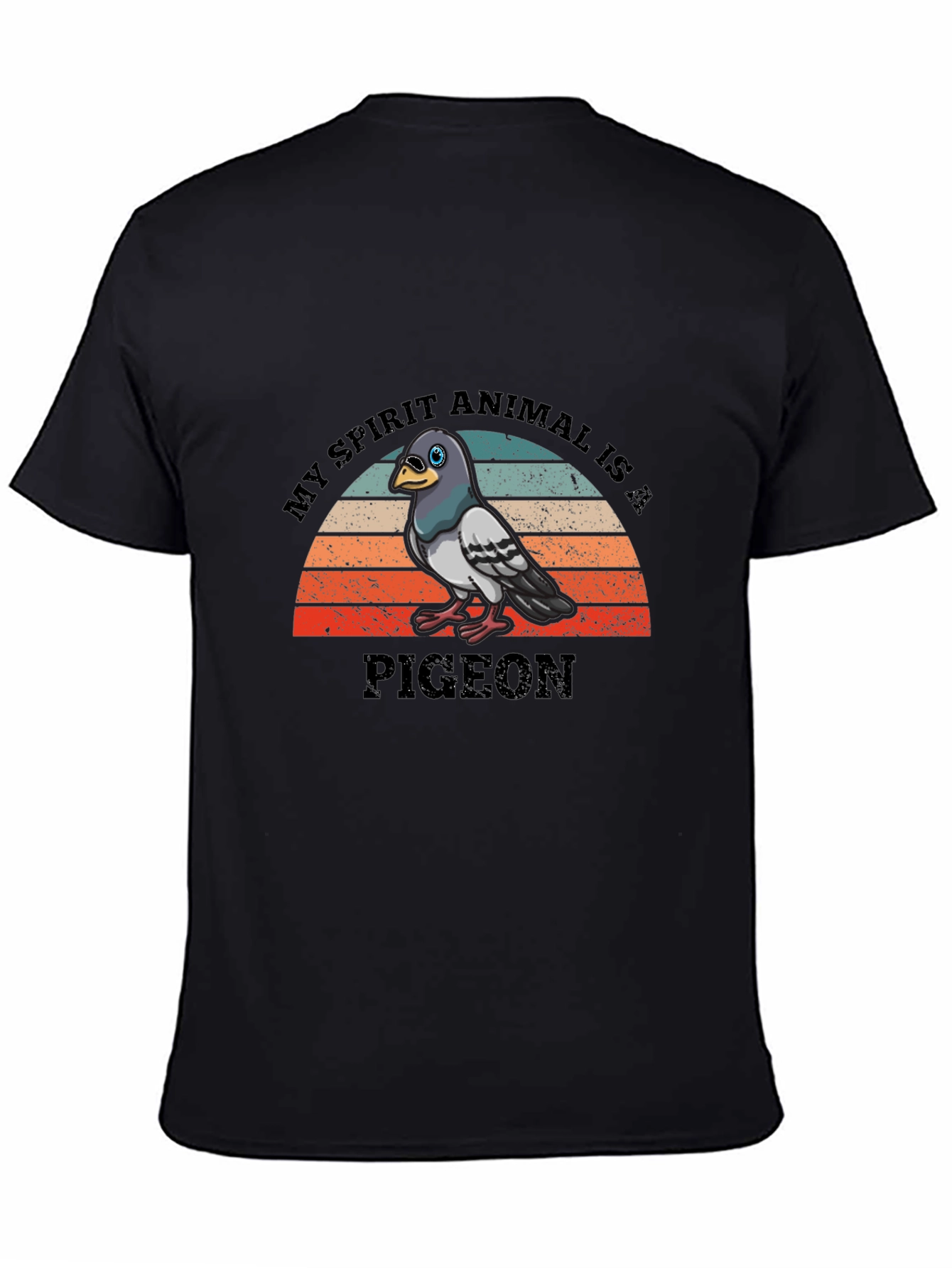 Pigeon Spirit Animal Retro T-Shirt