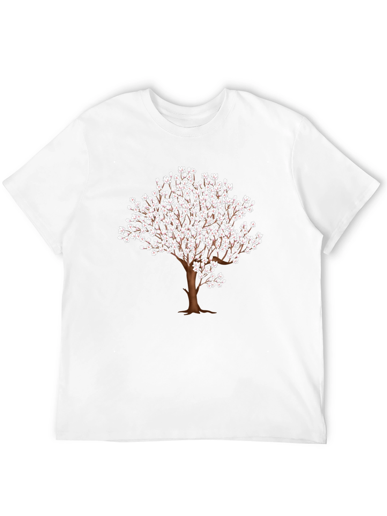 Blossom Tree Graphic Tee - Stylish Nature Design
