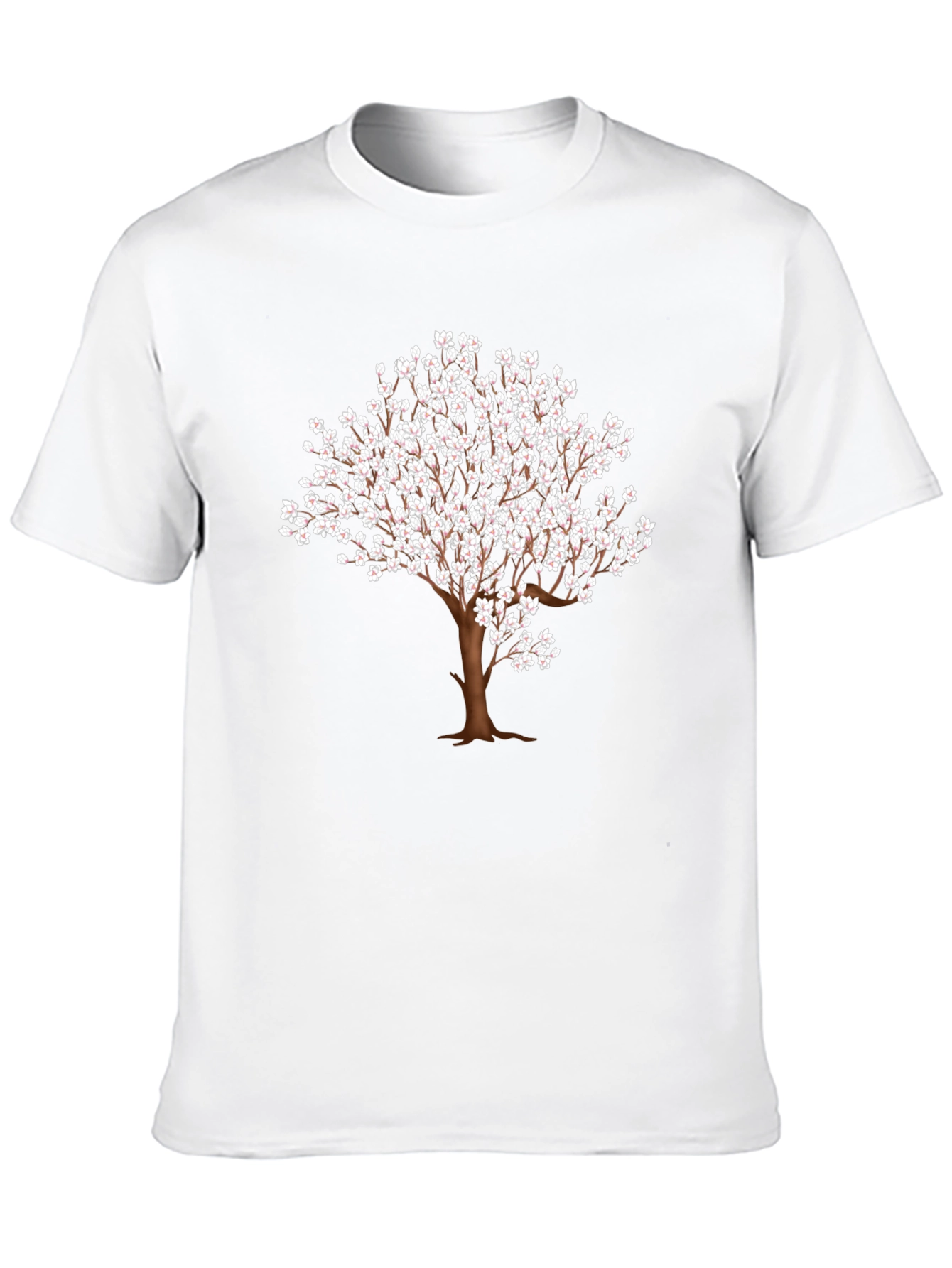 Blossom Tree Graphic Tee - Stylish Nature Design