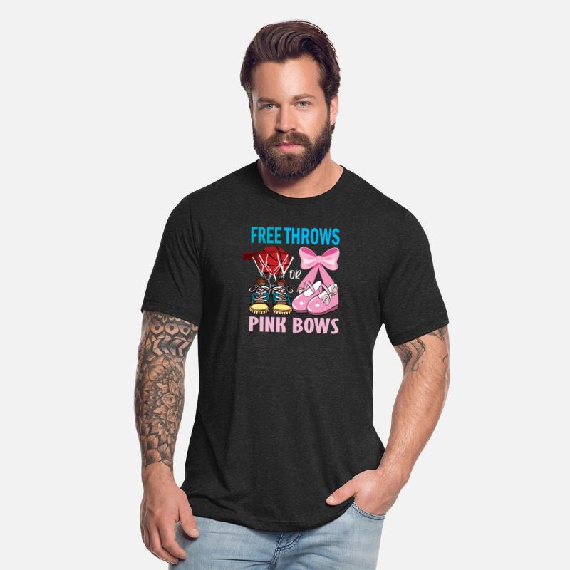 Free Throws Or Pink Bows Basketball Gender Reveal