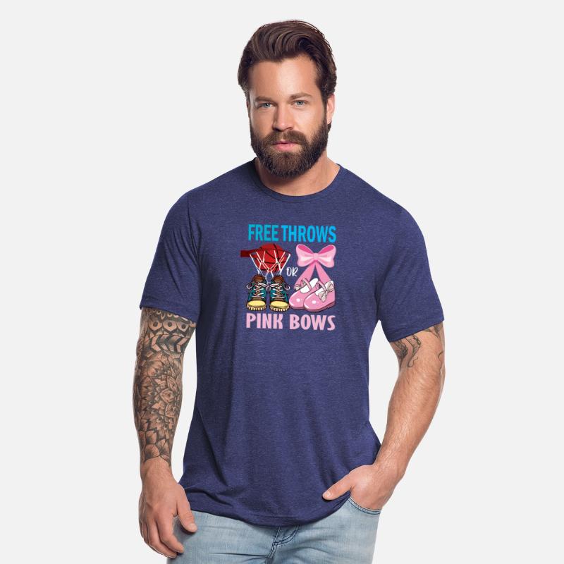Free Throws Or Pink Bows Basketball Gender Reveal