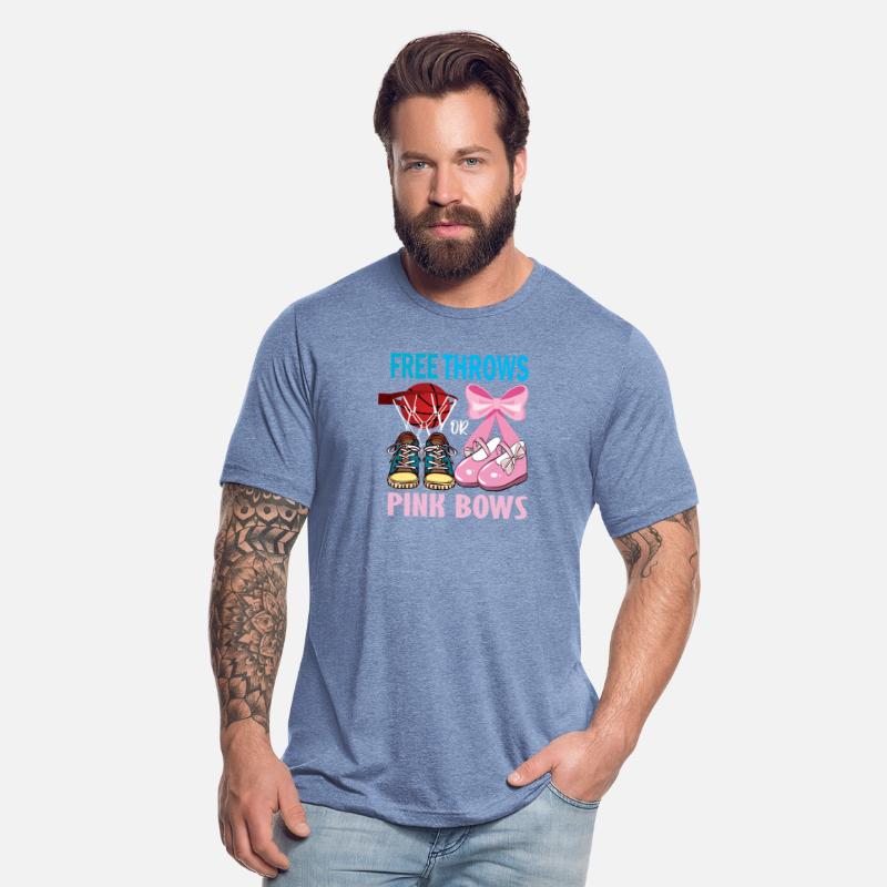 Free Throws Or Pink Bows Basketball Gender Reveal