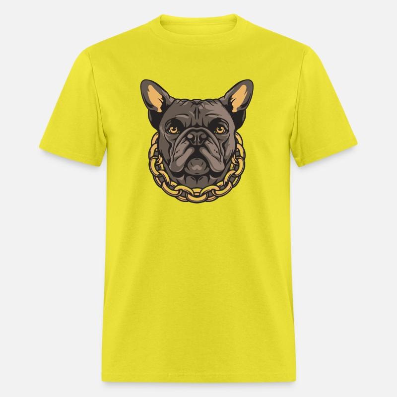 French Bulldog with gold necklace