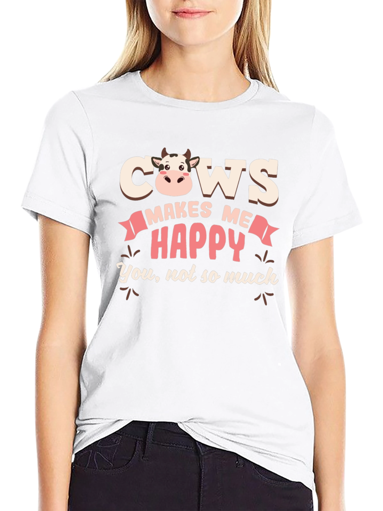 Cows Make Me Happy T-Shirt