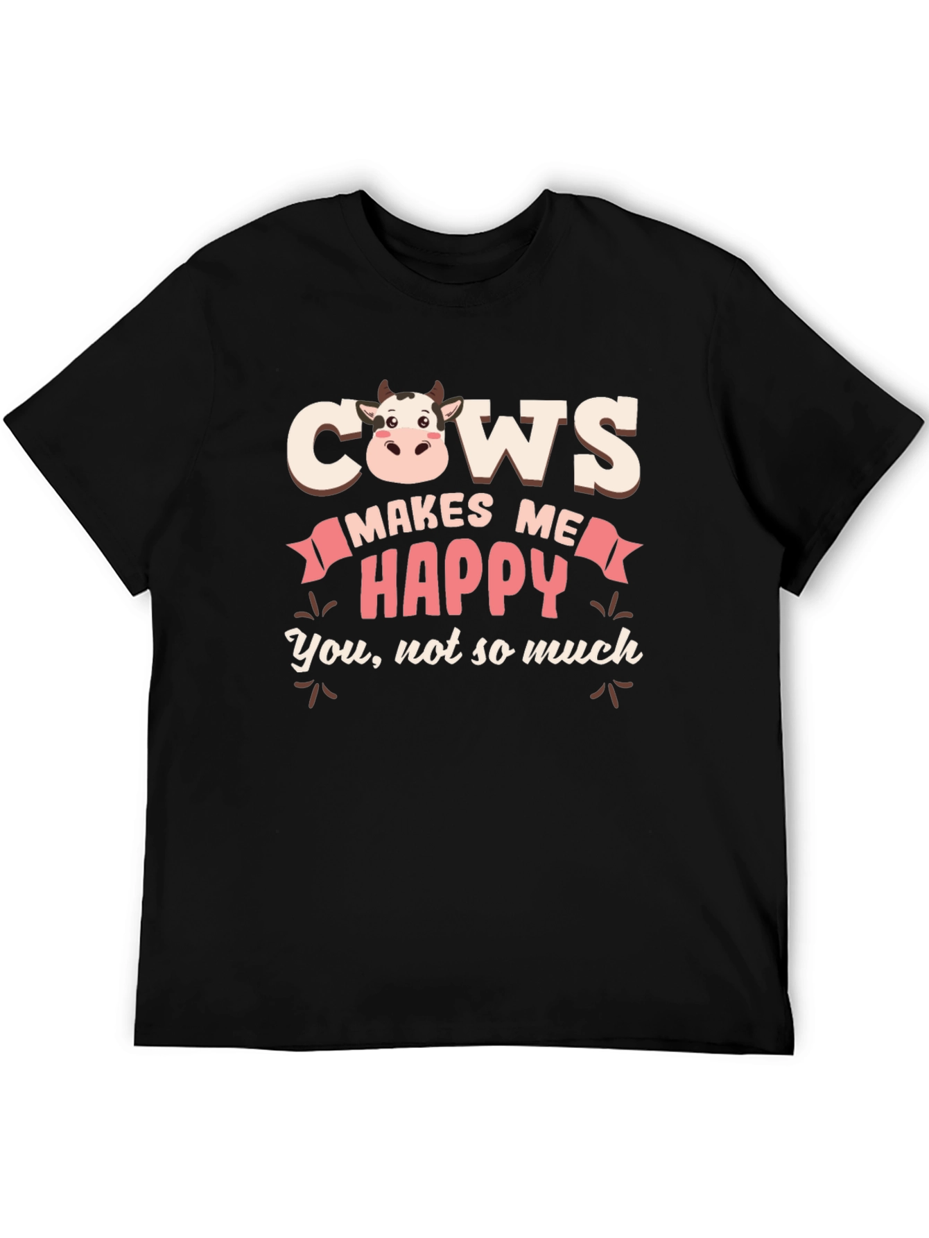 Cows Make Me Happy T-Shirt