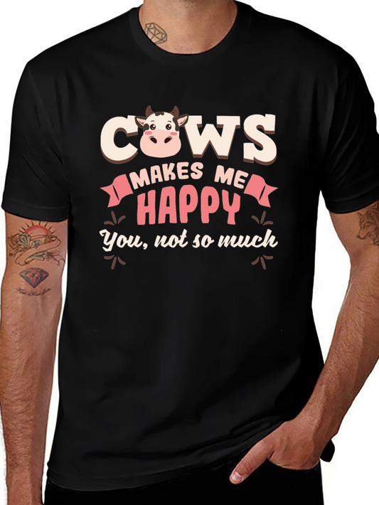 Cows Make Me Happy T-Shirt