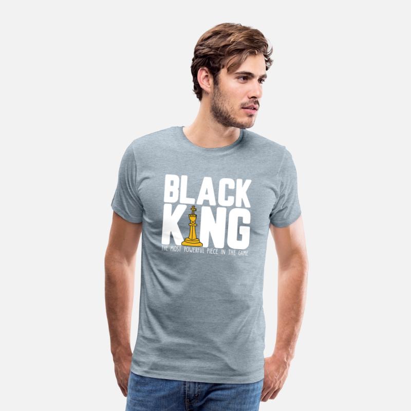 Funny black king the most powerful piece