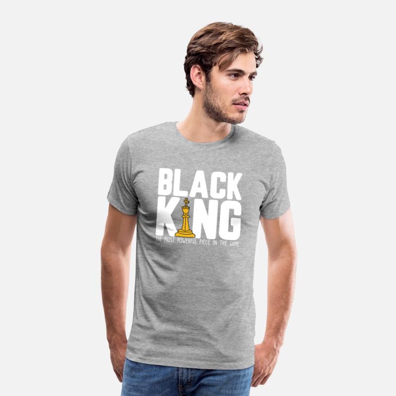 Funny black king the most powerful piece