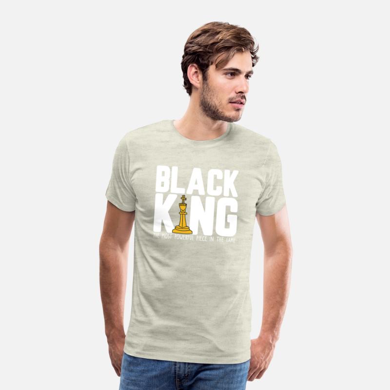 Funny black king the most powerful piece