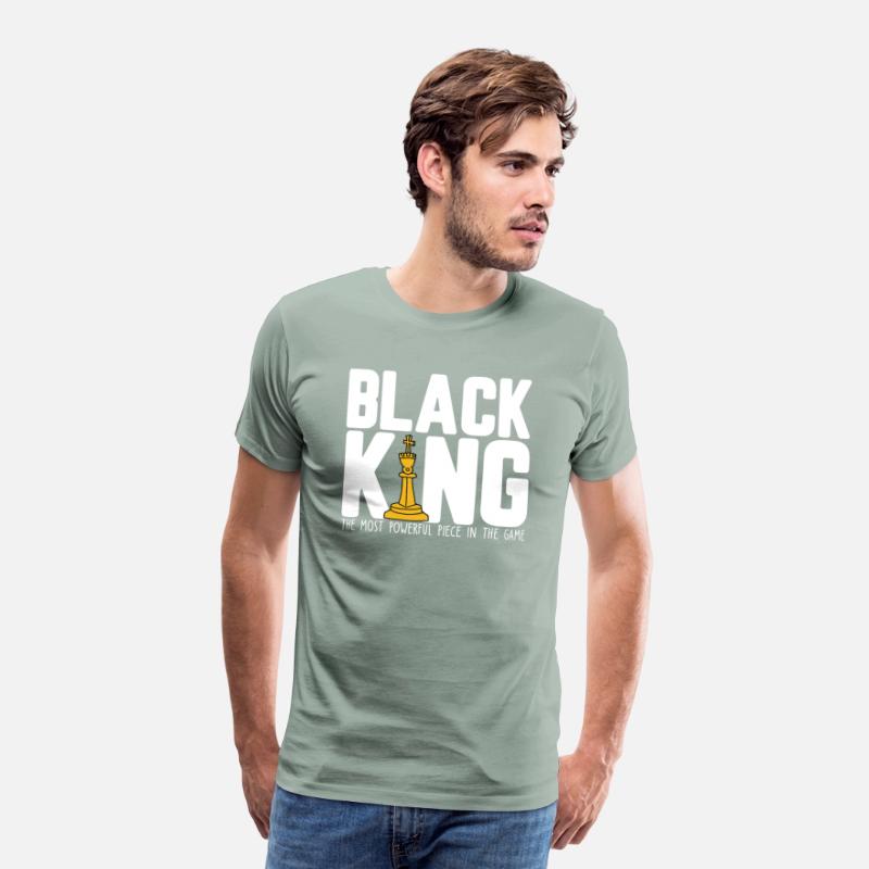 Funny black king the most powerful piece
