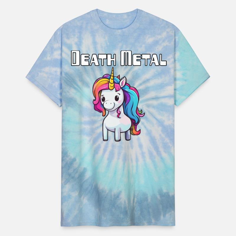 Funny Death Metal Unicorn Design