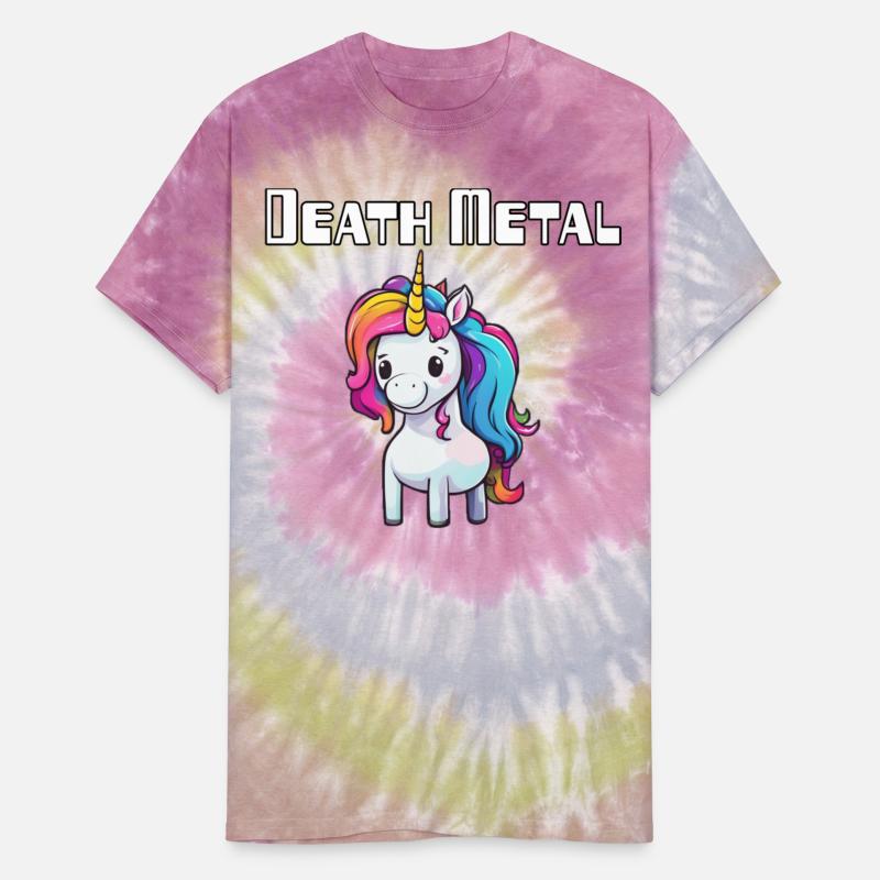 Funny Death Metal Unicorn Design