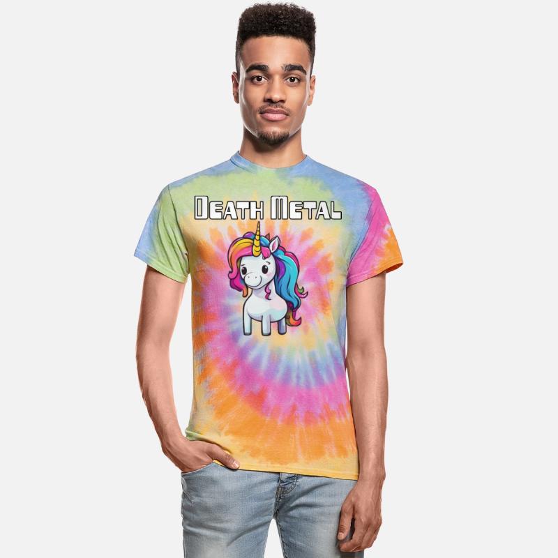 Funny Death Metal Unicorn Design