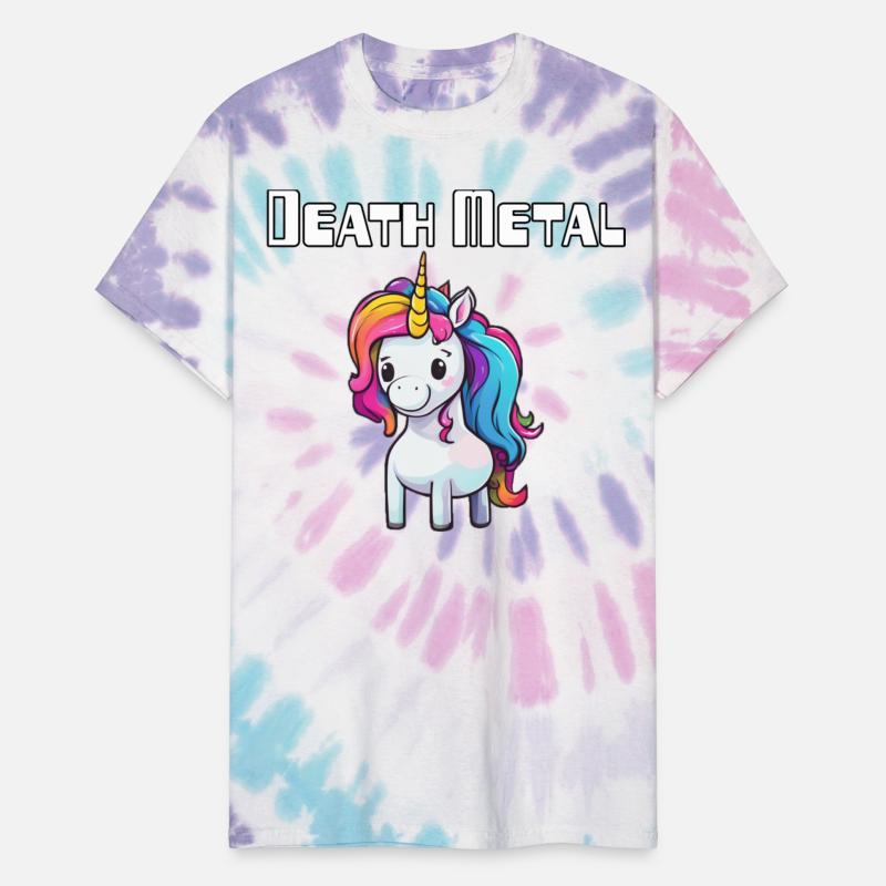 Funny Death Metal Unicorn Design