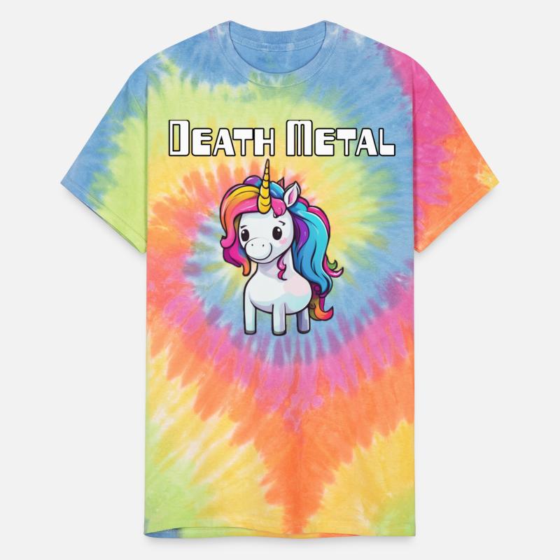 Funny Death Metal Unicorn Design