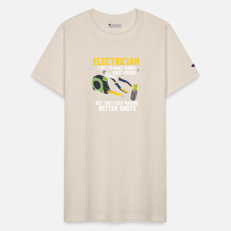 Funny Electrician Engineer Electrical Technician