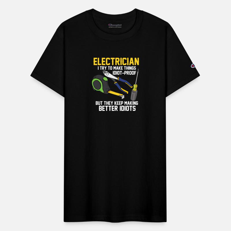 Funny Electrician Engineer Electrical Technician