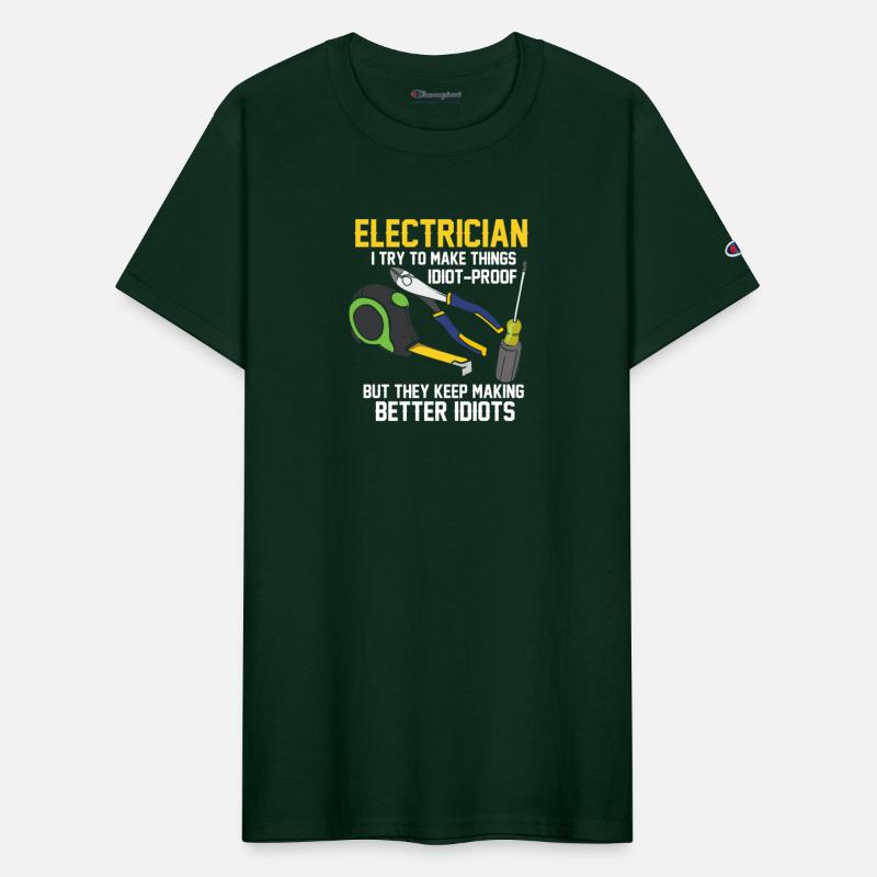 Funny Electrician Engineer Electrical Technician