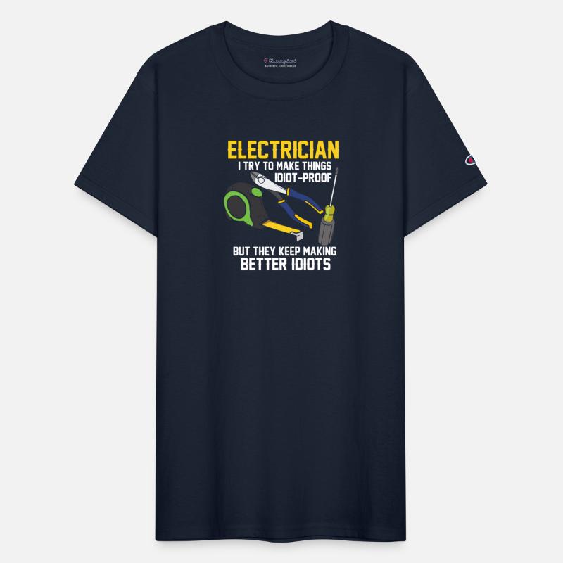 Funny Electrician Engineer Electrical Technician