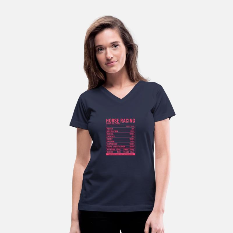 Funny Equestrian Horse Racing Nutritional Facts