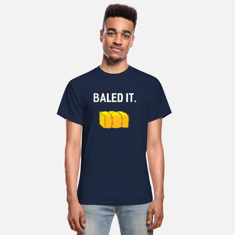 Funny Farming Pun Baled It Hay Bale Joke