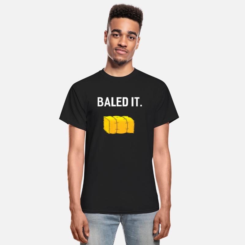 Funny Farming Pun Baled It Hay Bale Joke