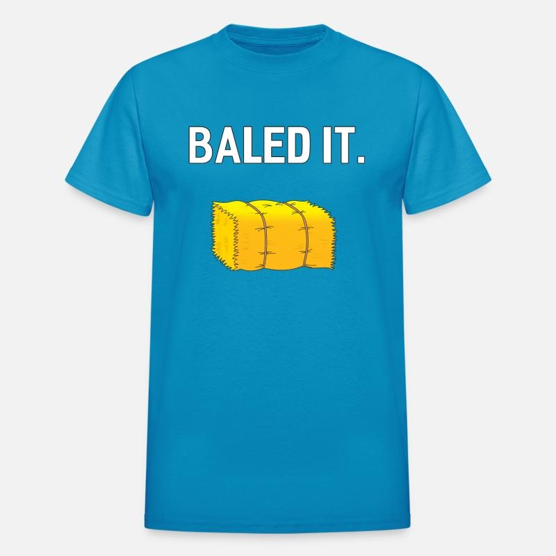 Funny Farming Pun Baled It Hay Bale Joke