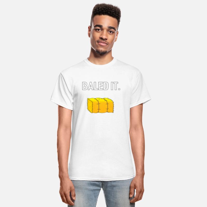 Funny Farming Pun Baled It Hay Bale Joke