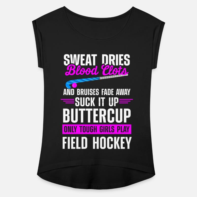 Funny Field Hockey Buttercup Only Tough Girls Play