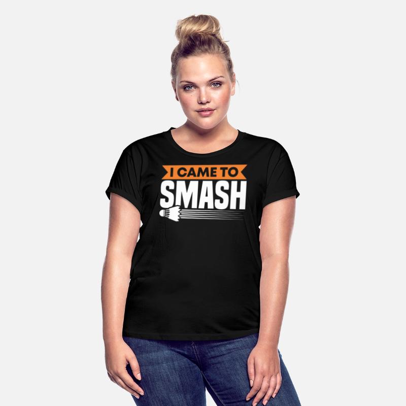 Funny I Came To Smash For Badminton Player