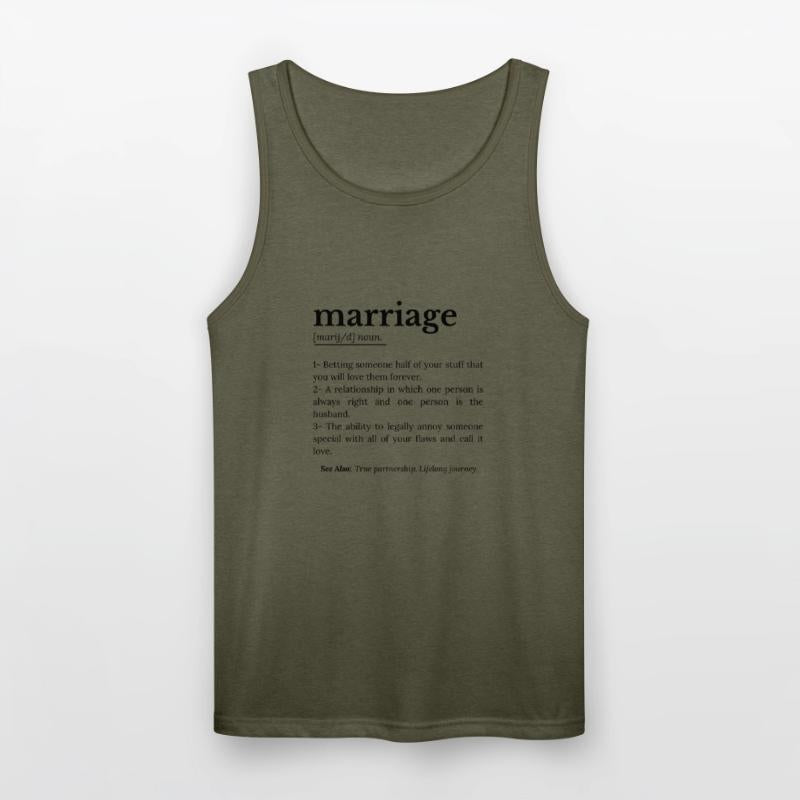 Funny Marriage Definition Typography Quote