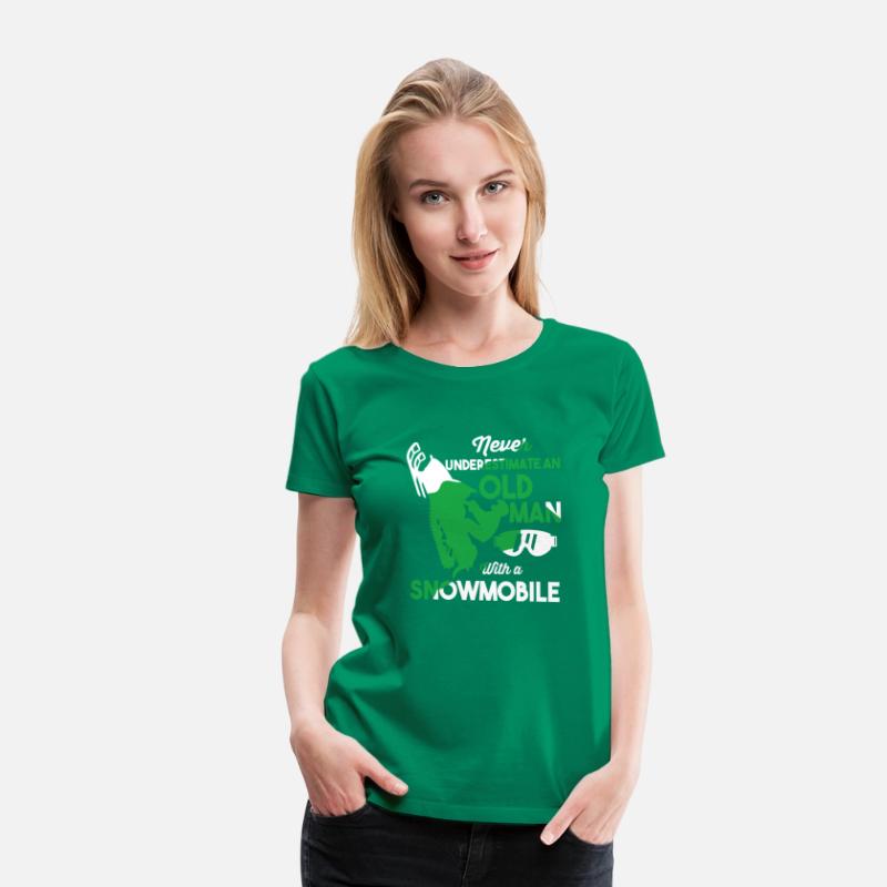 Funny Snowmobiling Ride Shirt Old Man Snowmobile