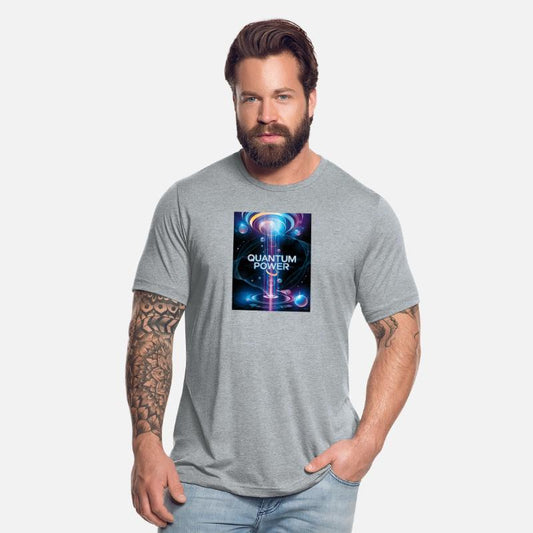 Futuristic Cybernetic quantum power world
