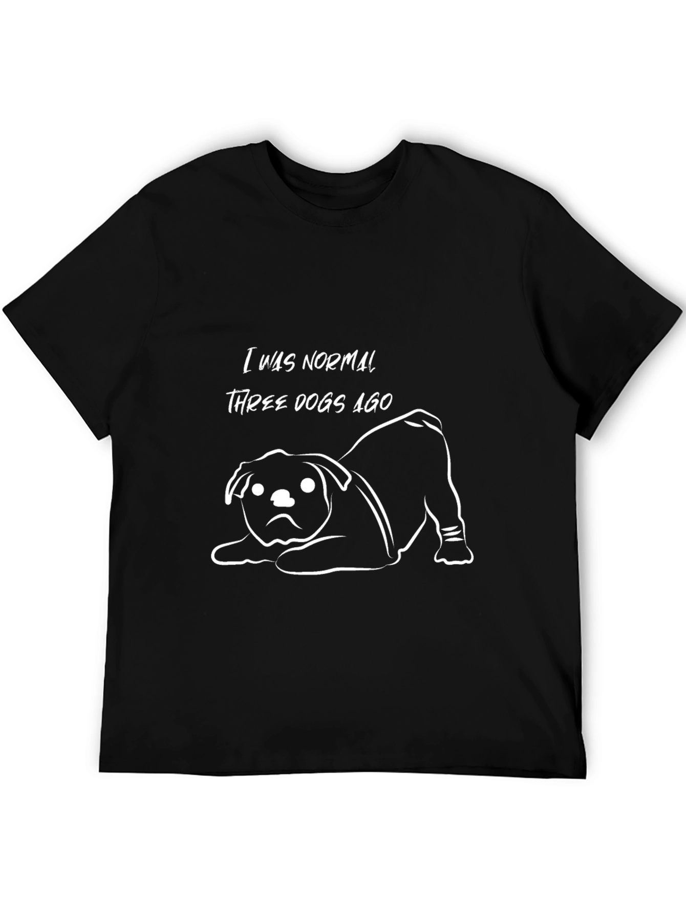Funny Three Dogs Ago Graphic T-Shirt