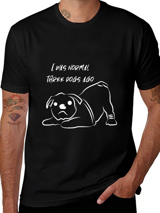 Funny Three Dogs Ago Graphic T-Shirt