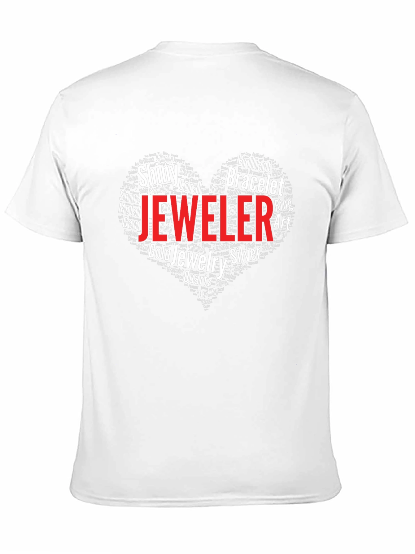 Jeweler Heart Word Art T-Shirt