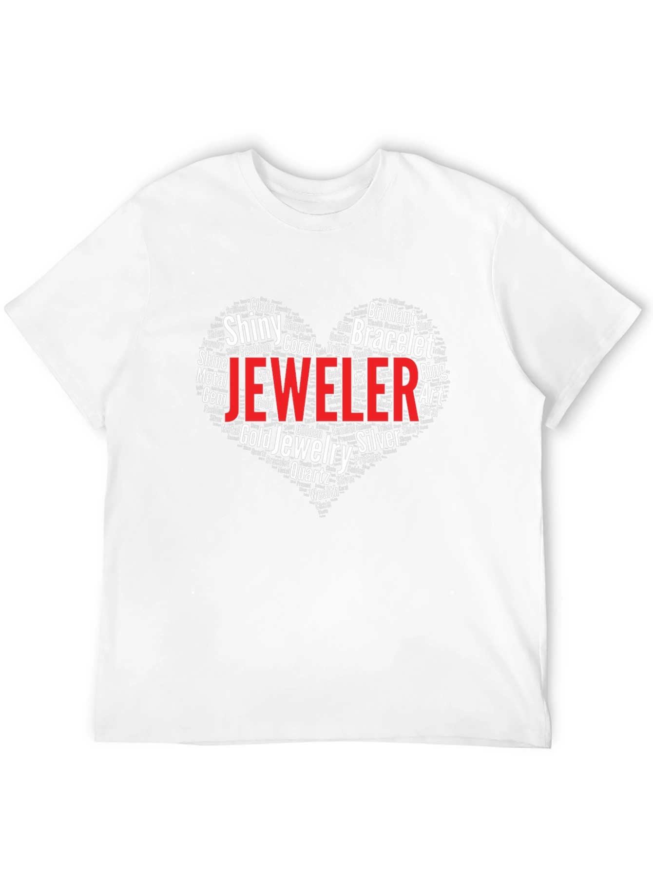 Jeweler Heart Word Art T-Shirt