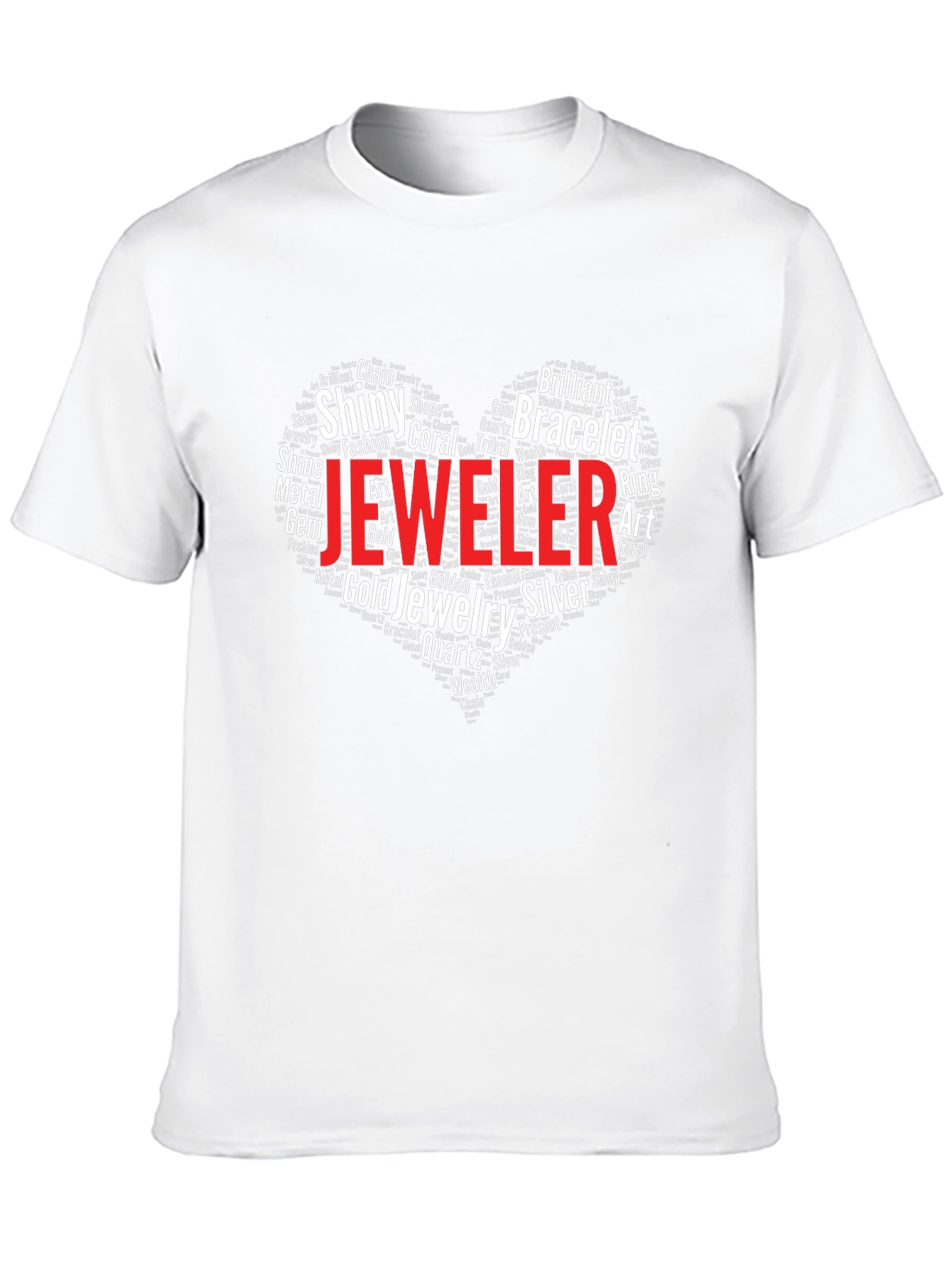 Jeweler Heart Word Art T-Shirt