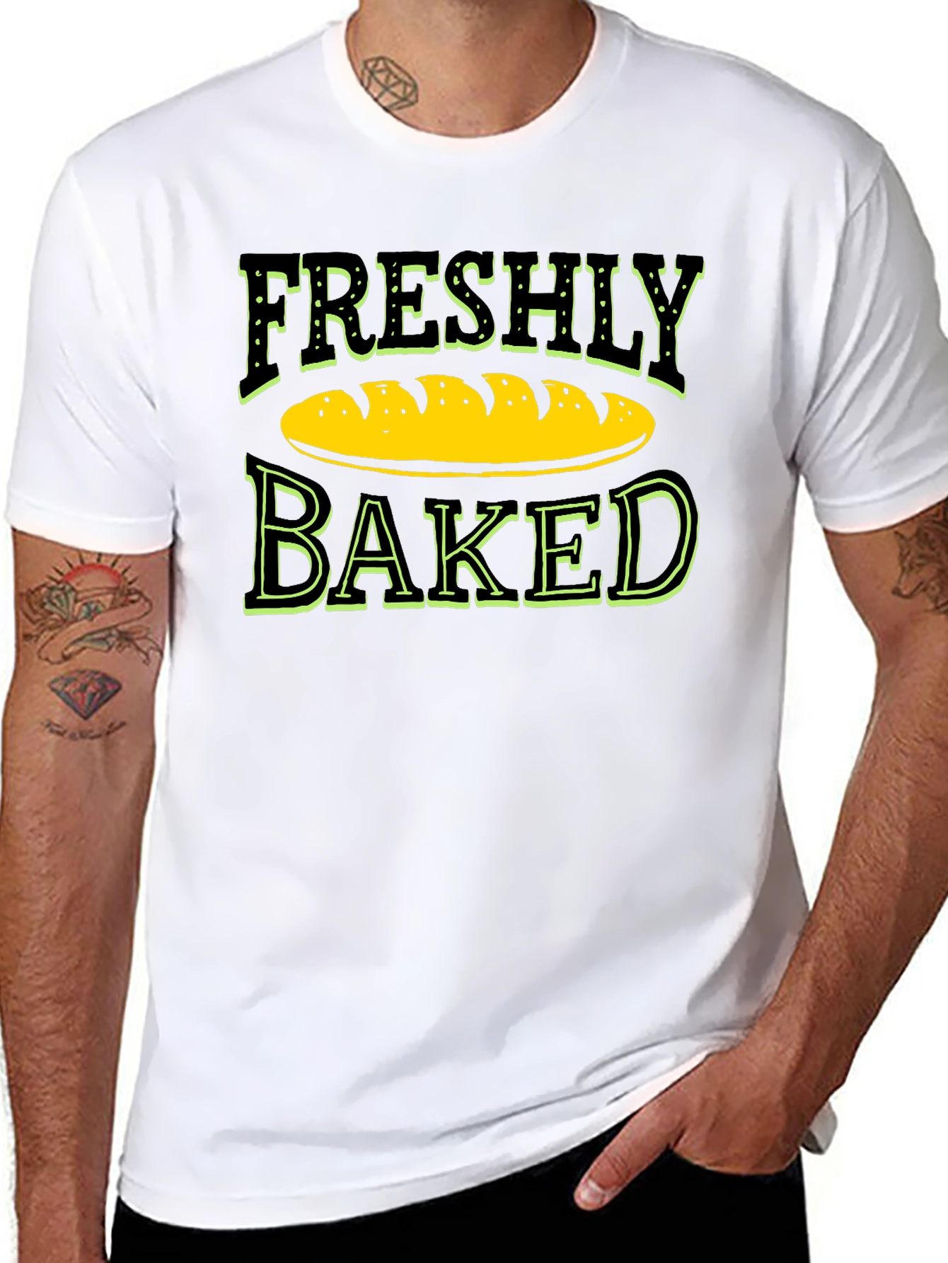 Freshly Baked Graphic Tee - Unisex Cotton T-Shirt