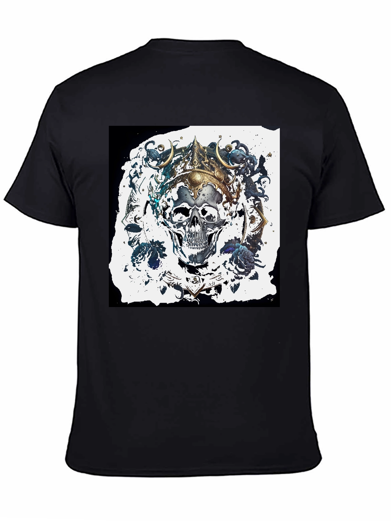 Skull King Graphic Tee - Mens Black T-Shirt