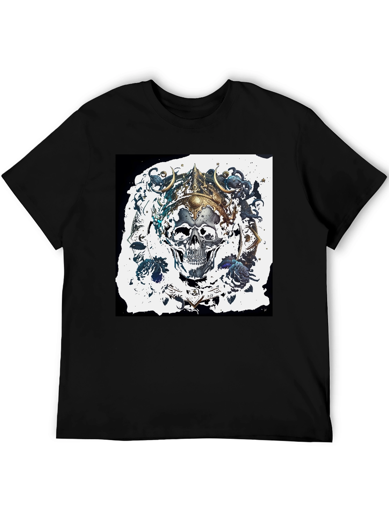 Skull King Graphic Tee - Mens Black T-Shirt